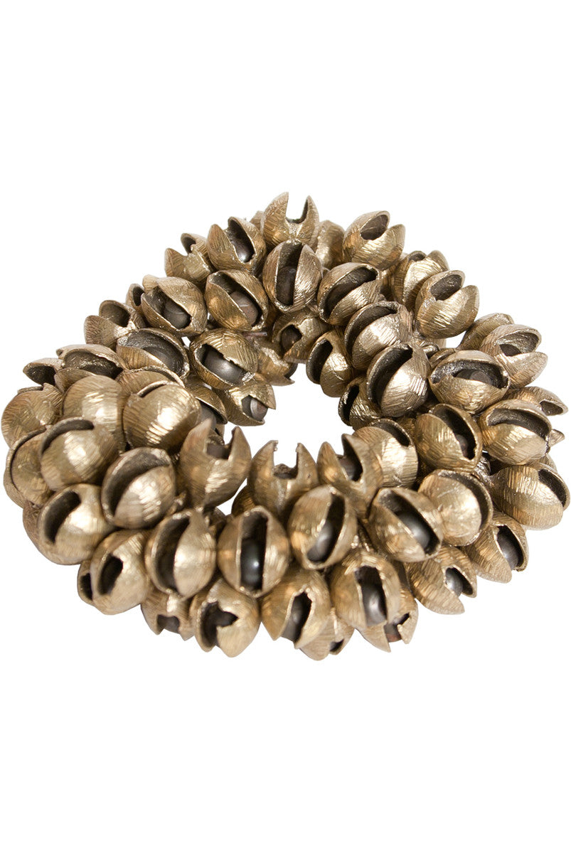 MID-EAST PLAIN BRASS CLAM BELLS 100-COUNT